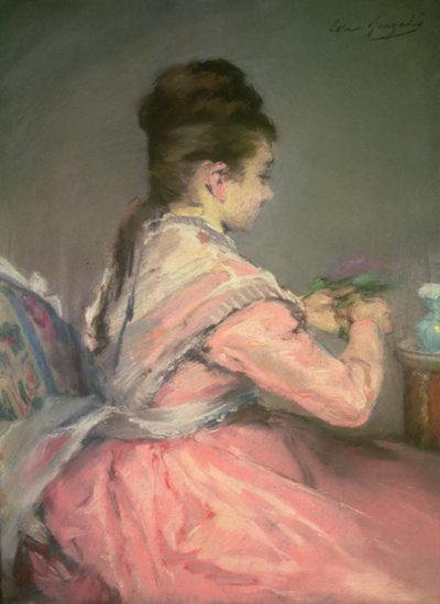Bouquet of Violets by Eva Gonzalès